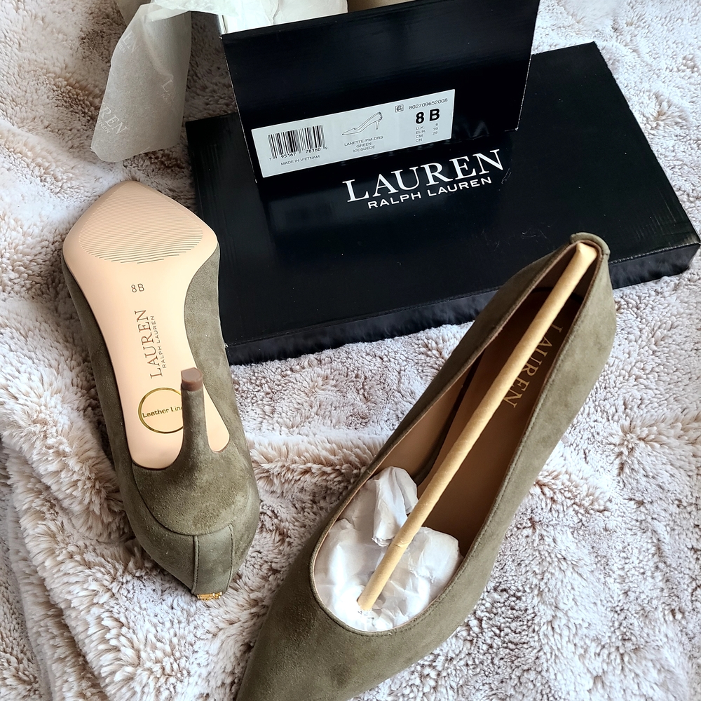 Lauren Ralph Lauren Olive Green Women's Shoes